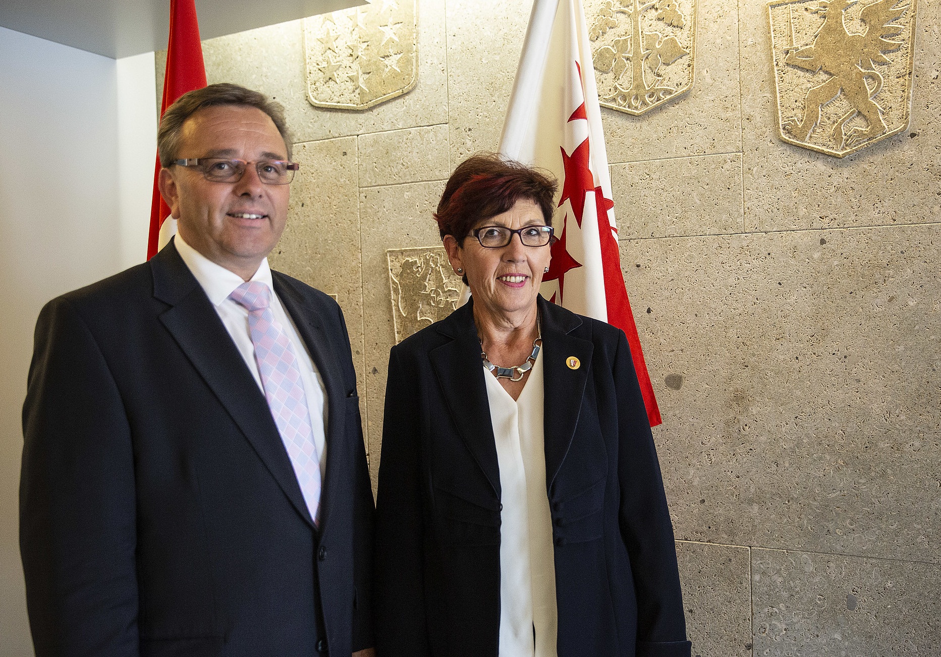 Le Conseil d'Etat valaisan a remercié la présidente sortante du Grand Conseil